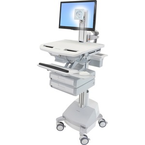 Ergotron StyleView Cart with LCD Pivot, SLA Powered, 2 Drawers