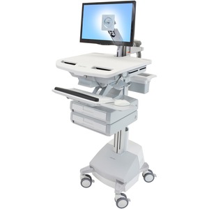 Ergotron StyleView Cart with LCD Arm, SLA Powered, 2 Drawers