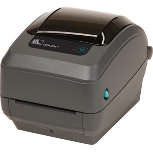 Zebra GX430t Desktop Thermal Transfer Printer - Monochrome - Label Print - Ethernet - USB - Serial - With Cutter