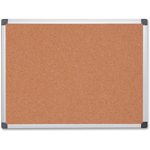 BI OFFICE CORK BOARD 1200X900 ALUM FRAME
