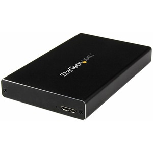 StarTech.com 2.5" IDE Hard Drive Enclosure â€" Supports UASP â€" Aluminum â€" IDE and SATA â€" USB 3.0 HDD Enclosure â€" External Drive