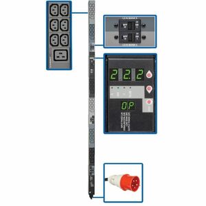 Tripp Lite PDU 3-Phase Metered 220/230V 22.2kW 32A IEC309 36 C13; 6 C19 0U