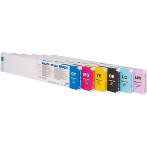 Roland ECO-SOL MAX ESL3-4CY Inkjet Ink Cartridge - Cyan Pack