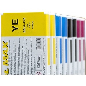 Roland ECO-SOL MAX ESL3-4YE Inkjet Ink Cartridge - Yellow Pack