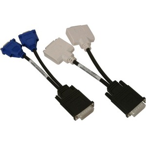 Dell Dual DVI-to-VGA / Dual VGA-to-DVI Y Cable