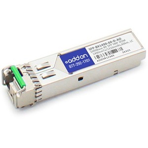 AddOn ZyXEL SFP-BX1490-60-D Compatible TAA Compliant 1000Base-BX SFP Transceiver (SMF, 1490nmTx/1310nmRx, 60km, LC, DOM)