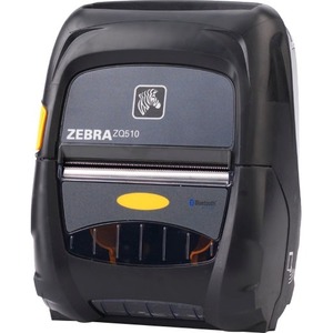 Zebra ZQ510 Mobile Direct Thermal Printer - Monochrome - Portable - Receipt Print - USB - Bluetooth - Wireless LAN - Battery Included