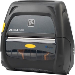 Zebra ZQ520 Mobile Direct Thermal Printer - Monochrome - Portable - Receipt Print - USB - Bluetooth - Wireless LAN