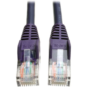 Tripp Lite 14ft Cat5e / Cat5 Snagless Molded Patch Cable RJ45 M/M Purple 14'