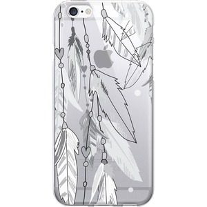 OTM iPhone 6 Clear Case Hipster Collection, Grey Dream Catcher