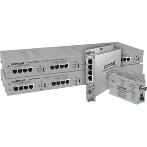 ComNet Ethernet-over-Copper Extender With Pass-Through PoE