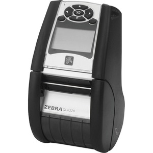 Zebra QLn220 Mobile Direct Thermal Printer - Monochrome - Portable - Label Print - Ethernet - USB - Serial - Battery Included