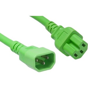 Unirise 8ft Green Power Cord C14-C15