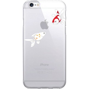 OTM Iconic Prints Clear Phone Case, Goldfish