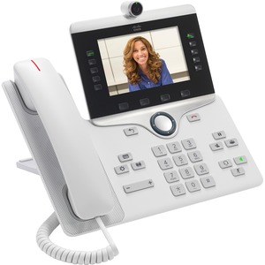 Cisco 8865 IP Phone - Corded/Cordless - Wi-Fi - Wall Mountable, Desktop - White