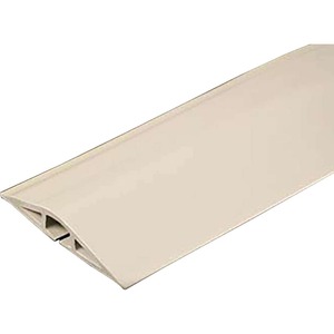 C2G 15ft Wiremold Corduct Overfloor Cord Protector - Ivory