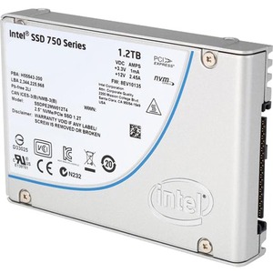 Intel 750 1.20 TB Solid State Drive - 2.5" Internal - U.2 (SFF-8639) NVMe (PCI Express x4)