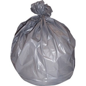 Can Liners, .95mil, 60Gal, 38x58 , 100ct, 4RL/CT, GY