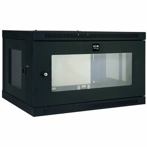 Tripp Lite 6U Wall Mount Rack Enclosure Cabinet Acrylic Window Switch Depth