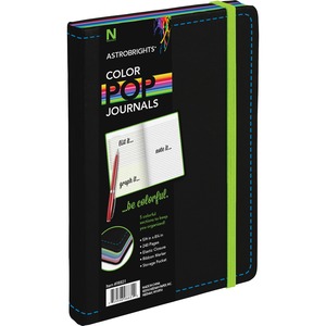 Astrobright Journal, 240-Sheet, 5-1/8Wx8-1/4H, Multi