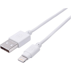 Manhattan iLynk Lightning Cable - MFi Certified - 6 ft - White