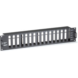 Black Box RS232 Passive Splitter Rackmount Chassis - 2U, RJ45