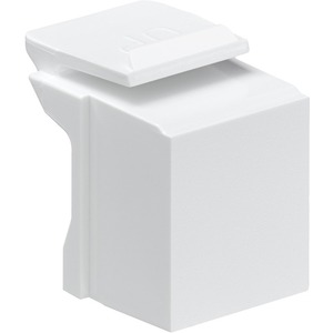 Leviton Blank QuickPort Insert, White (sold in packs of 10)