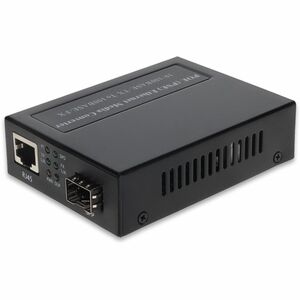 AddOn 10/100Base-TX(RJ-45) to Open SFP Port POE Media Converter