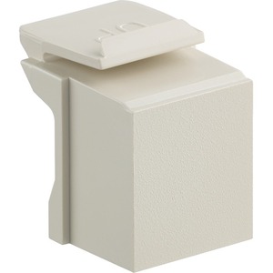 Leviton Blank QuickPort Insert, Ivory (Pack of 10)