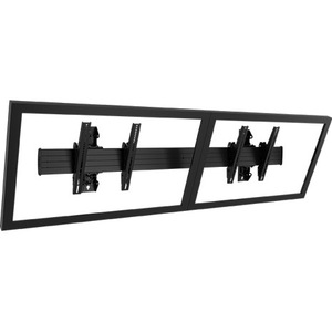 Chief Fusion Large 2x1 Menu Board Wall Mount - For Displays 40-55" - Black