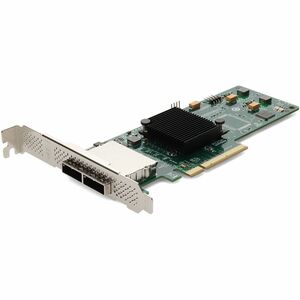 AddOn 6Gbs SAS-2 Dual Open Mini-SAS SFF-8088 Port PCIe x8 RAID Controller Card