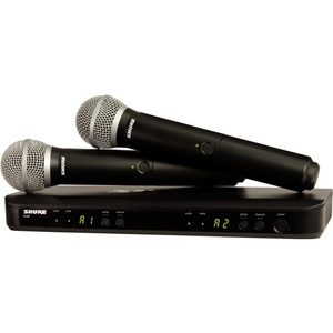 Shure BLX288/PG58 Wireless Dual Vocal System with two PG58 Handheld Transmitters