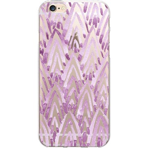 OTM Artist Prints Clear Phone Case, Arrowhead Violet