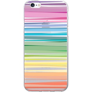 OTM Classic Prints Clear Phone Case, Pastel Stripes