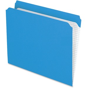 Reinforced-Top File Folder, 11Pt, Strt Tab Cut, 100/Bx, Be