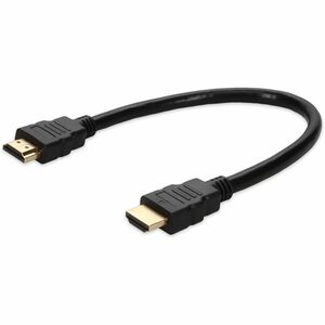 1ft HDMI 1.3 Male to HDMI 1.3 Male Black Cable For Resolution Up to 2560x1600 (WQXGA)