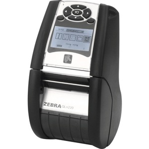 Zebra QLn220 Mobile Direct Thermal Printer - Monochrome - Portable - Label Print - USB - Serial - Wireless LAN - Battery Included