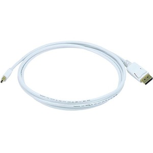 Monoprice 6ft 32AWG Mini DisplayPort to DisplayPort Cable - White