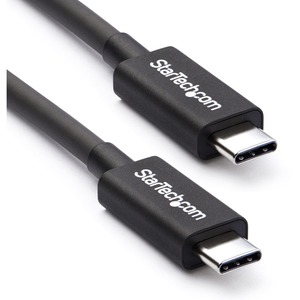 StarTech.com Thunderbolt 3 Cable - 6 ft / 2m - 4K 60Hz - 20Gbps - USB C to USB C Cable - Thunderbolt 3 USB Type C Charger Cable