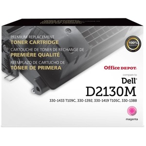 Office Depot® Brand ODD2130M Remanufactured Magenta High Yield Toner Cartridge Replacement for Dell D2130