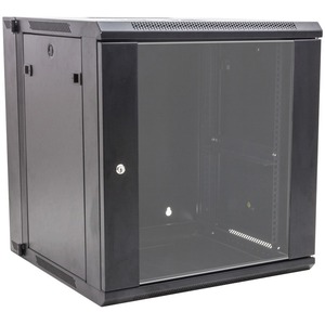 Rack Solutions 12U Swing Out Wall Mount Cabinet 600mm x 600mm (WxD) with Glass Door