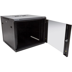 Rack Solutions 9U Wall Mount Cabinet 600mm x 600mm (WxD) with Glass Door