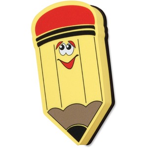 Pencil Magnetic Eraser, Yellow/Black
