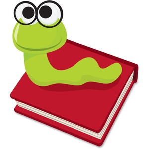 Bookworm Magnetic Eraser, Red/Green