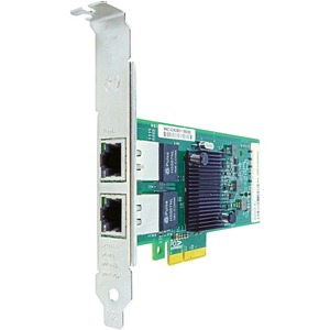 Axiom 10/100/1000Mbs Dual Port RJ45 PCIe x4 NIC Card for Dell - 430-3544