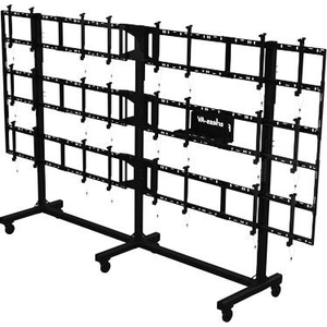 Peerless-AV SmartMount Portable Video Wall Cart 4x3 Configuration for 46" To 55" Displays