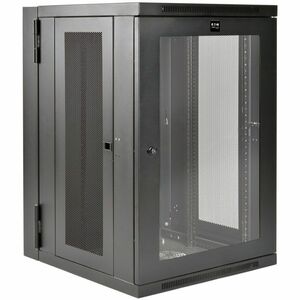 Tripp Lite 18U Wall Mount Rack Enclosure Server Cabinet Deep Acrylic Window