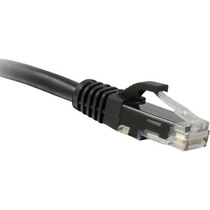 ENET Cat6 Black 6 Inch Patch Cable with Snagless Molded Boot (UTP) High-Quality Network Patch Cable RJ45 to RJ45 - 6in