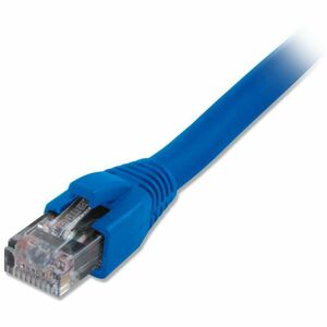Comprehensive Cat6 Snagless Solid Plenum Shielded Blue Patch Cable 50ft