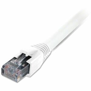 Comprehensive Cat6 Snagless Solid Plenum Shielded White Patch Cable 75ft